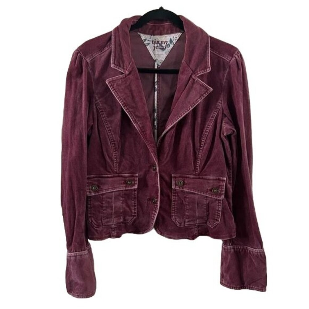 Tommy (Hilfiger) Jeans Corduroy Jacket Blazer, Sz Lg/XL